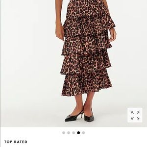 Adorable J Crew tiered maxi skirt